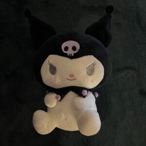 Plush Toy with Black and White Design
